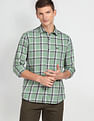 Arrow Sports Tartan Check Twill Casual Shirt