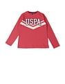 U.S. Polo Assn. Kids Boys Cotton Regular Fit T-Shirt