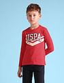 U.S. Polo Assn. Kids Boys Cotton Regular Fit T-Shirt