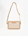 Tommy Hilfiger Logo Brown Polyester Sling Bag