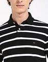 Tommy Hilfiger Striped Regular-Fit Cotton Polo Shirt
