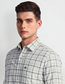 Arrow Sports Tartan Check Cotton Shirt