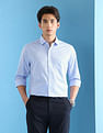 Arrow Manhattan Slim Fit Graph Checked Velocity Shirt