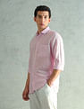 Arrow Cotton Linen Slim Fit Shirt