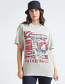 Tommy Hilfiger Crew Neck Oversized Basketball T-Shirt
