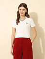 U.S. Polo Assn. Women Regular Fit Solid Polo Shirt