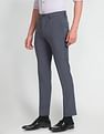 Arrow Newyork Mid Rise Flat Front Trousers