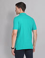 AD by Arvind Cotton Solid Polo Shirt