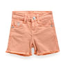 U.S. Polo Assn. Kids Girls Unfinished Hem Solid Shorts