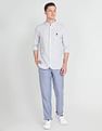 U.S. Polo Assn. Denim Co. Vertical Stripe Cotton Shirt