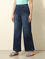 U.S. Polo Assn. Women High Rise Wide Leg Jeans
