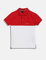Tommy Hilfiger Kids Boys Logo Regular-Fit Cotton Polo T-Shirt