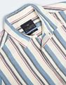 Flying Machine Cotton Slub Striped Shirt
