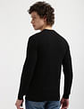 Calvin Klein Crew Neck Textured Sweater