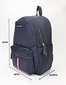 Tommy Hilfiger Solid Navy Nylon Backpack