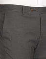 Arrow Hudson Regular Fit Micro Check Formal Trousers