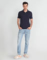 Flying Machine Solid Pique Polo Shirt