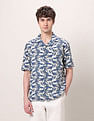 U.S. Polo Assn. Denim Co. Tropical Relaxed Fit Cuban Shirt
