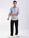 Calvin Klein Jeans Solid Slim Fit Satin Woven Shirt