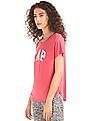 GAP Women Pink Mix And Match Short Sleeve Sleep Shirt
