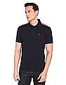 Arrow Sports Brand Stripe Short Sleeve Polo Shirt