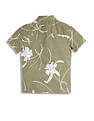 Tommy Hilfiger Kids Boys Organic Cotton Tropical Print Shirt