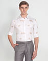 Arrow Newyork Abstract Print Cotton Twill Shirt