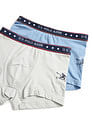 USPA Innerwear Boys Solid Cotton Spandex EKT03 Trunks - Pack Of 2