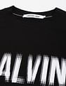 Calvin Klein Illusion Logo Print Relaxed T-Shirt