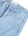 Calvin Klein Jeans Women Light Blue Skinny Fit High Rise Ankle Jeans