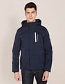 U.S. Polo Assn. Detachable Hood Panelled Polyester Casual Jacket