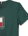 Tommy Hilfiger Kids Boys Flag Embroidered Regular T-Shirt