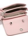 Tommy Hilfiger Solid Pink Pu Sling Bag