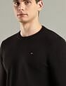 Tommy Hilfiger Solid Regular-Fit Cotton Sweater