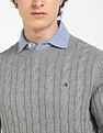 Tommy Hilfiger Cable-Knit Regular-Fit Cotton Sweater