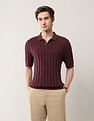 Arrow Textured Relaxed Fit Polo Shirt