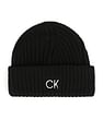 Calvin Klein Men Black Elevated Wool Beanie Cap