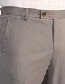 Arrow Patterned Dobby Flat Front Trousers