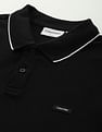 Calvin Klein Stretch Pique Tipped Polo Shirt