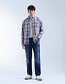 Flying Machine Freddie Slim Straight Fit Whiskered Jeans