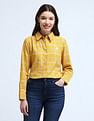 U.S. Polo Assn. Women Tartan Checked Twill Shirt