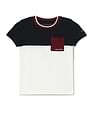 Tommy Hilfiger Kids Color Block Cotton T-Shirt