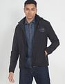 U.S. Polo Assn. Denim Co. High Neck Zip Up Printed Jacket