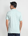 Arrow Sports Tropical Print Cotton Polo Shirt