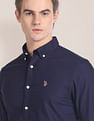 U.S. Polo Assn. Solid Dobby Tailored Shirt