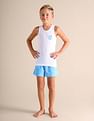 USPA Innerwear Boys Sleeveless Solid EKV02 Cotton Vest - Pack Of 2