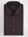 Arrow Manhattan Slim Fit Vertical Stripes Shirt
