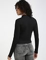 Calvin Klein Jeans Slim-Fit Viscose Mock Neck Top