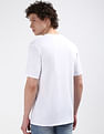Calvin Klein Brand Print Cotton T-Shirt