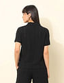 U.S. Polo Assn. Women Relaxed Fit Textured Co-Ords
